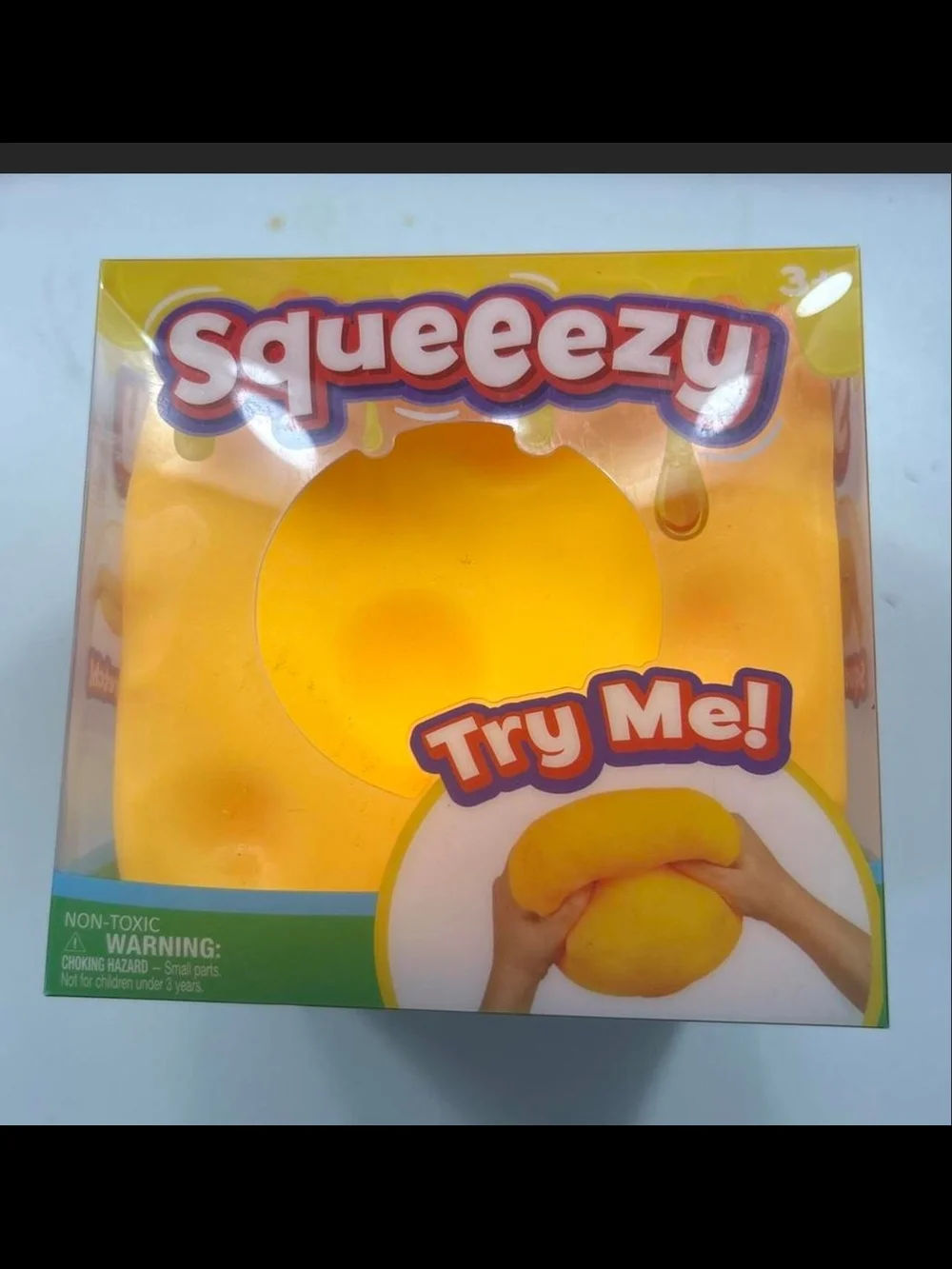 Yellow Squeeze Toy - Try Me!